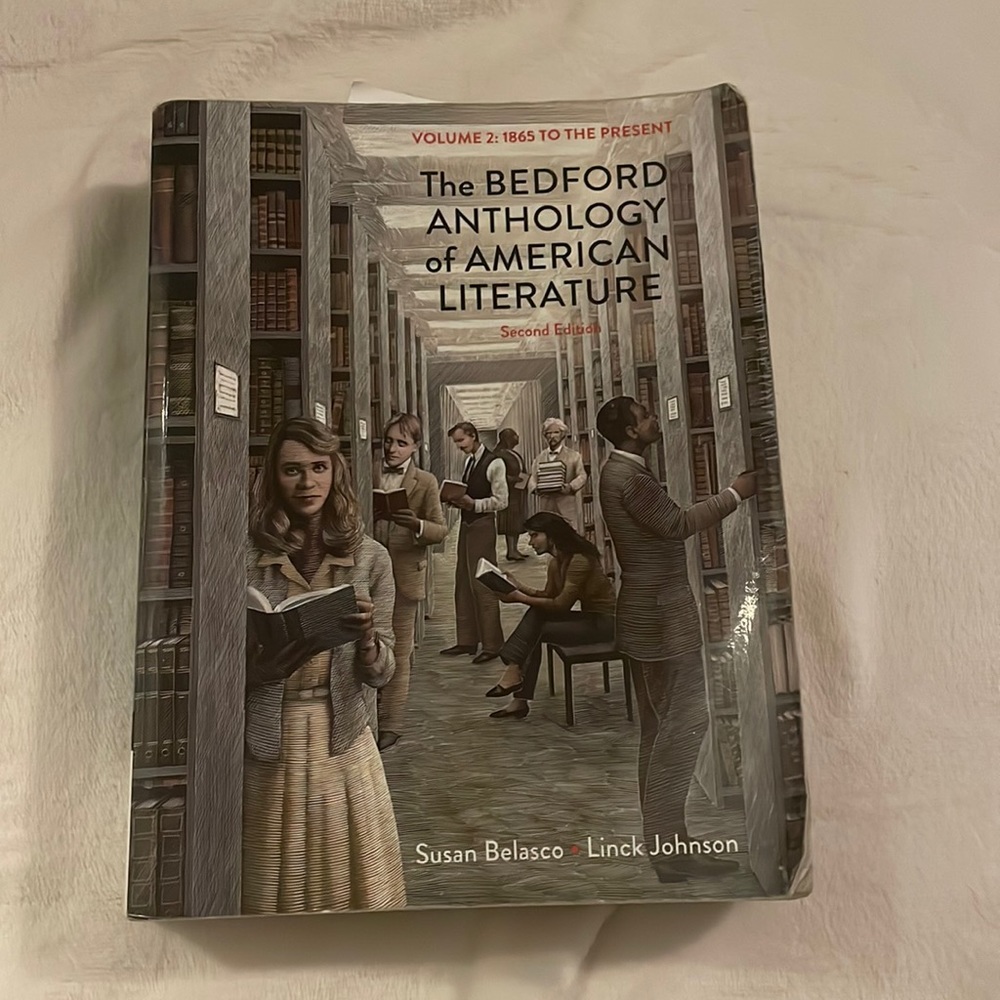 The Bedford anthology of American literature second edition textbook